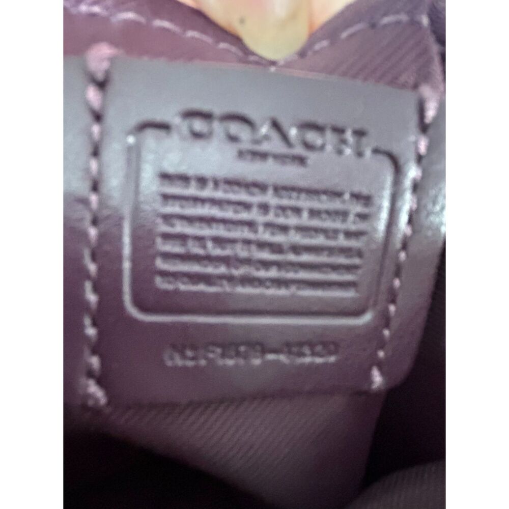 Coach Kitt Messenger Crossbody Deep Plum - Picture 4 of 7